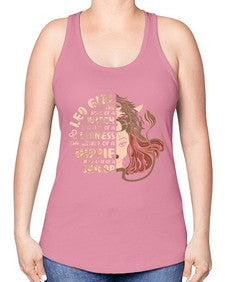 Leo girl 289# - leo -Racerback Tank