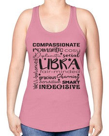 Libra 569# - libra -Racerback Tank