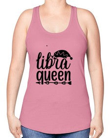 Libra queen 326# - libra -Racerback Tank