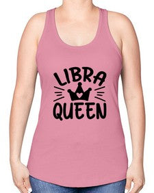 Libra queen 327# - libra -Racerback Tank