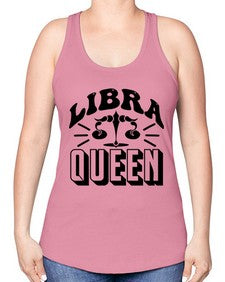 Libra queen 329# - libra -Racerback Tank