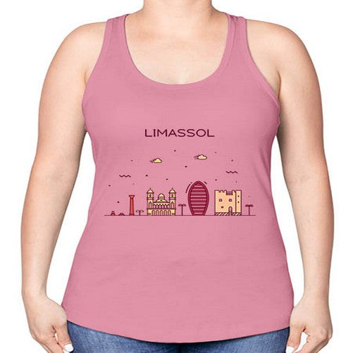Limassol 1143# - cities -Racerback Tank