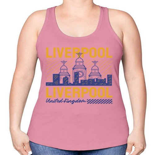 Liverpool 1152# - cities -Racerback Tank