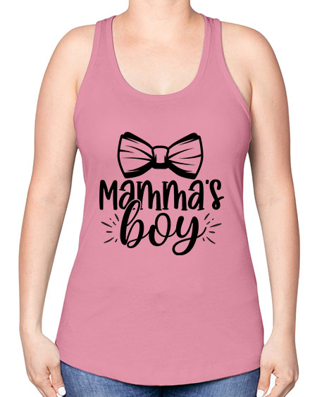 Mammas Boy 395# - kids -Racerback Tank