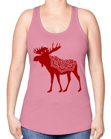 MooseMandala 940# - mandala -Racerback Tank