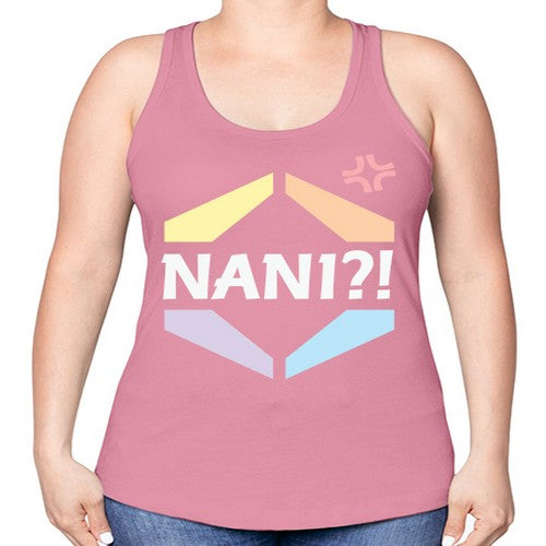 Nani What Funny Japanese Anime 270# - anime -Racerback Tank