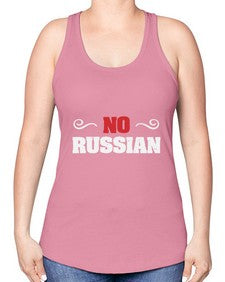 No Russian 37# - video games -Racerback Tank