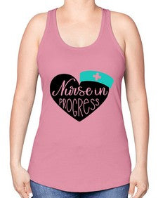 Nurse In Progress Style Style 1162# - nurse -Racerback Tank