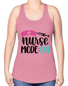 Nurse Mode ON Style Style 1181# - nurse -Racerback Tank