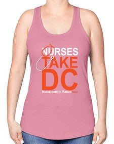 Nurse Take DC Style 1199# - nurse -Racerback Tank