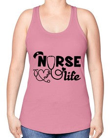 Nurse life 1166# - nurse -Racerback Tank
