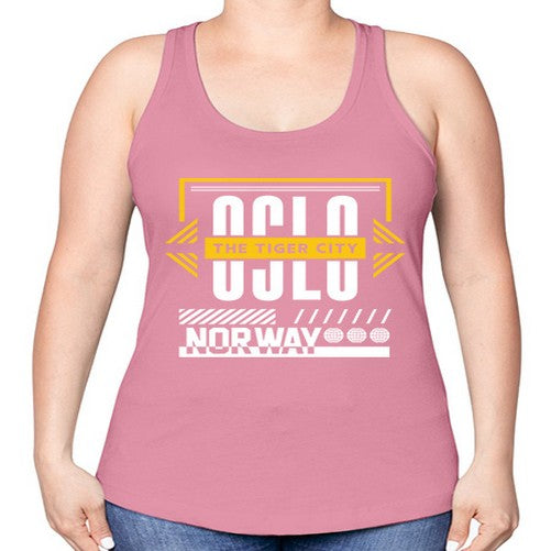 Oslo 1553# - cities -Racerback Tank