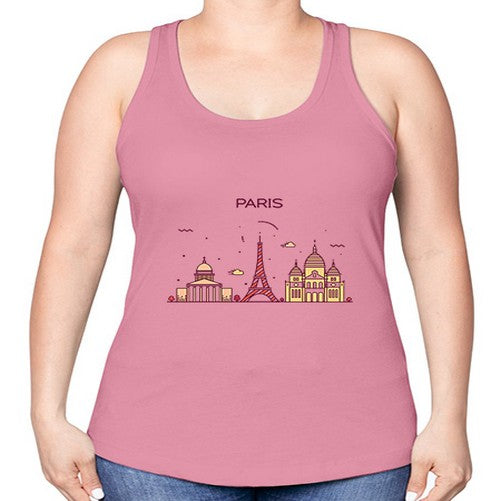 Paris 1580# - cities -Racerback Tank