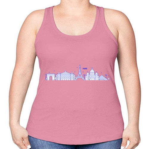 Paris 1581# - cities -Racerback Tank