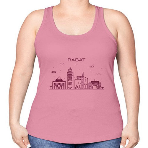 Rabat 1704# - cities -Racerback Tank