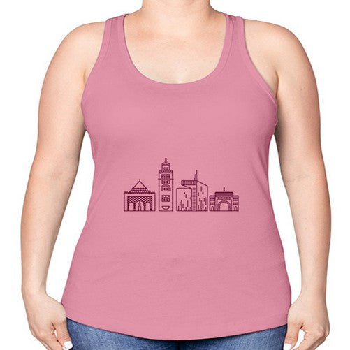 Rabat 1705# - cities -Racerback Tank