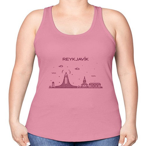 Reykjavik 1716# - cities -Racerback Tank