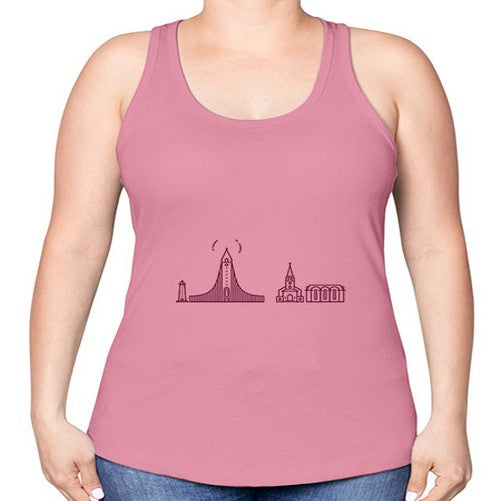 Reykjavik 1717# - cities -Racerback Tank