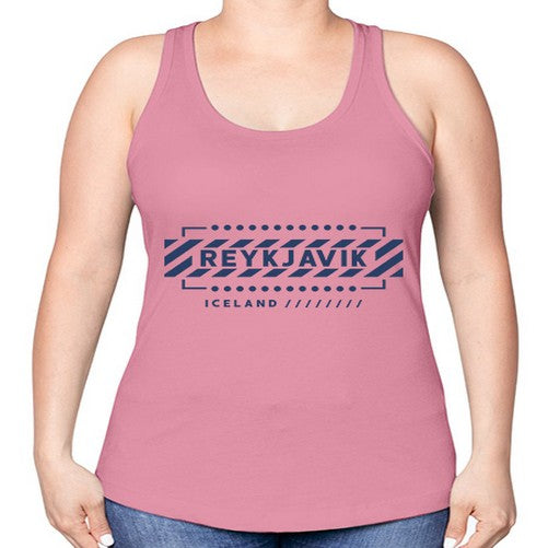 Reykjavik 1718# - cities -Racerback Tank