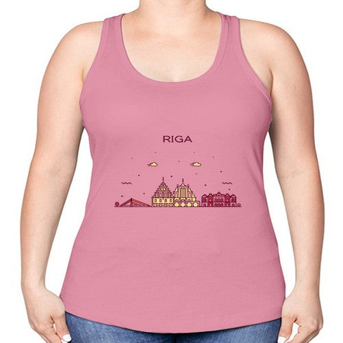 Riga 1729# - cities -Racerback Tank