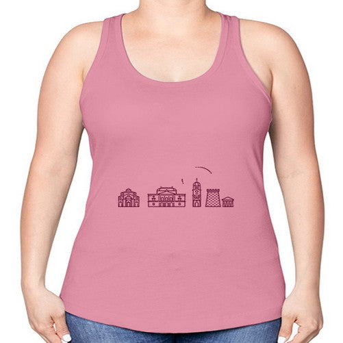 Rijeka 1731# - cities -Racerback Tank