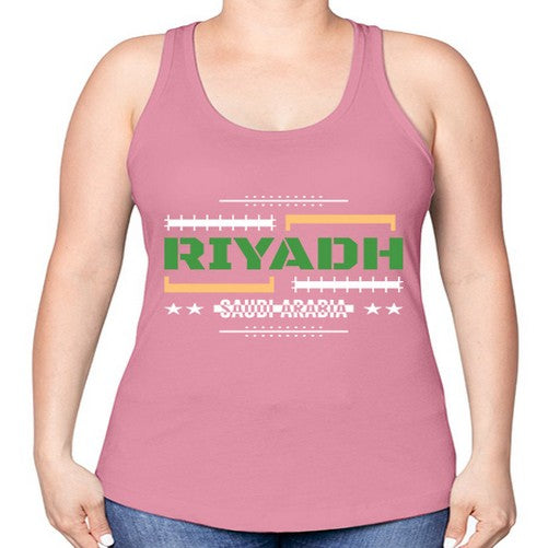 Riyadh 1741# - cities -Racerback Tank