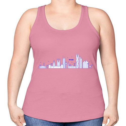 Riyadh 1743# - cities -Racerback Tank