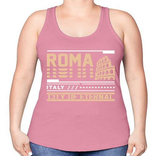 Roma 1745# - cities -Racerback Tank
