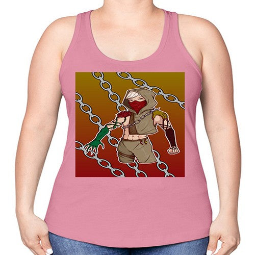 Rose and demon 75# - anime -Racerback Tank