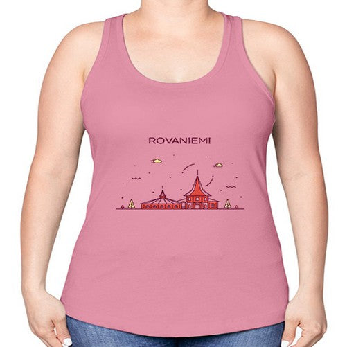 Rovaniemi 1757# - cities -Racerback Tank