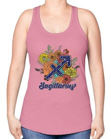 Sagittarius 130# - sagittarius -Racerback Tank
