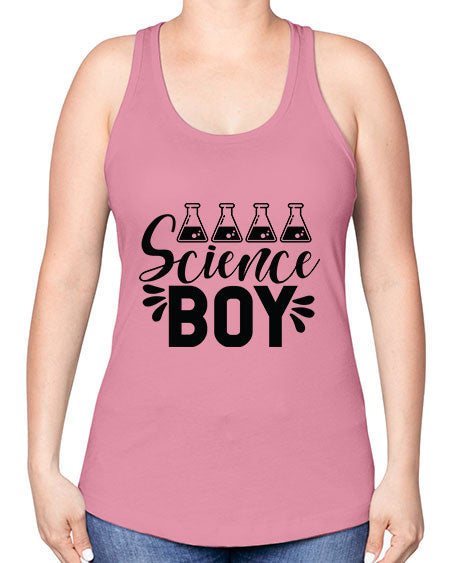 Science Boy 140# - general science -Racerback Tank