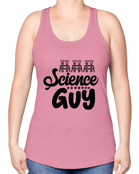 Science Guy 117# - general science -Racerback Tank