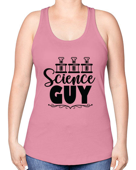 Science Guy 118# - general science -Racerback Tank