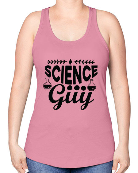 Science Guy 119# - general science -Racerback Tank