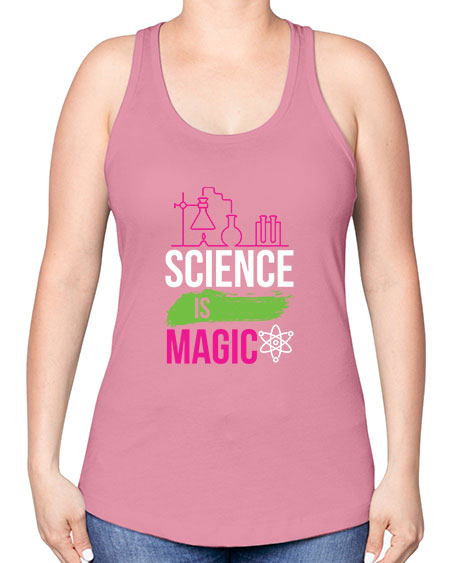 Science Is Magic 92# - general science -Racerback Tank