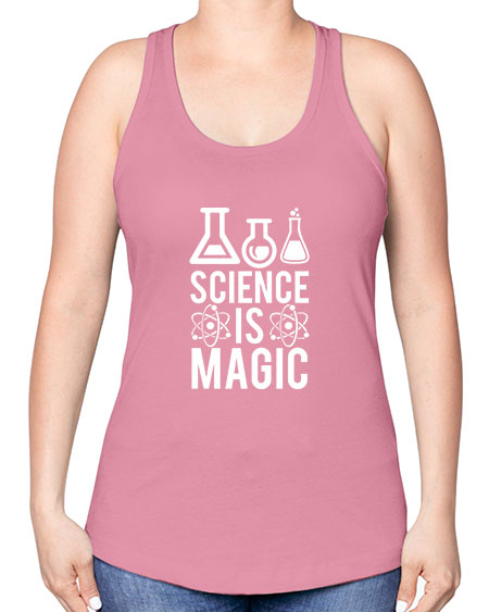 Science Is Magic 93# - general science -Racerback Tank