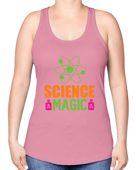 Science Magic 68# - general science -Racerback Tank