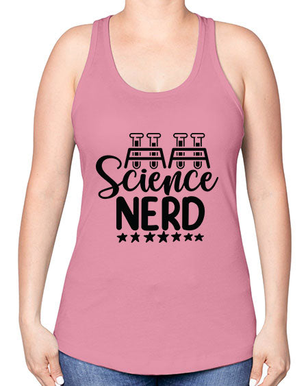 Science Nerd 58# - general science -Racerback Tank