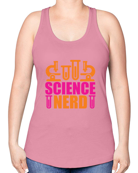 Science Nerd 59# - general science -Racerback Tank