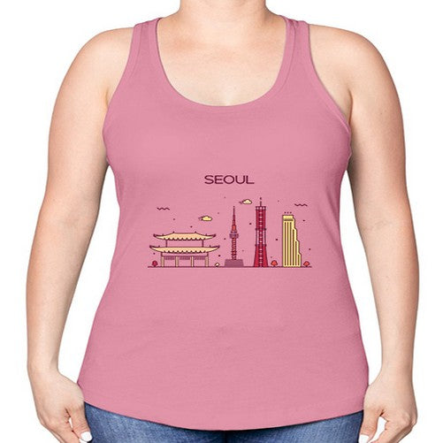 Seoul 1816# - cities -Racerback Tank