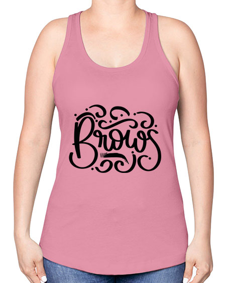 SingleBrows Style 29# - beauty - fashion -Racerback Tank