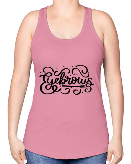SingleEyebrows Style 28# - beauty - fashion -Racerback Tank