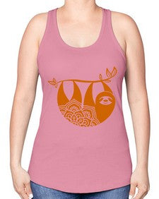 SlothMandala 1076# - mandala -Racerback Tank