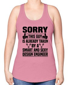 Sorry Style 1419# - engineer -Racerback Tank