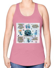 Straight Aquarius 468# - aquarius -Racerback Tank