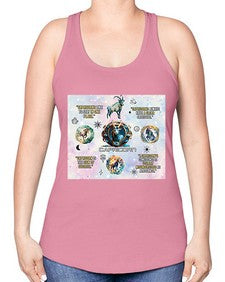 Straight Capricorn 471# - capricorn -Racerback Tank