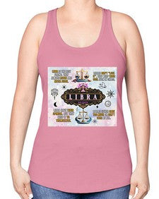 Straight Libra 474# - libra -Racerback Tank