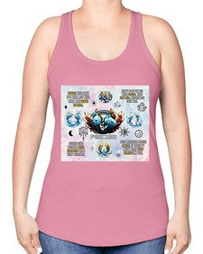 Straight pisces 475# - pisces -Racerback Tank