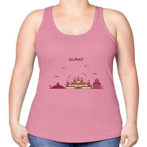 Surat 1908# - cities -Racerback Tank
